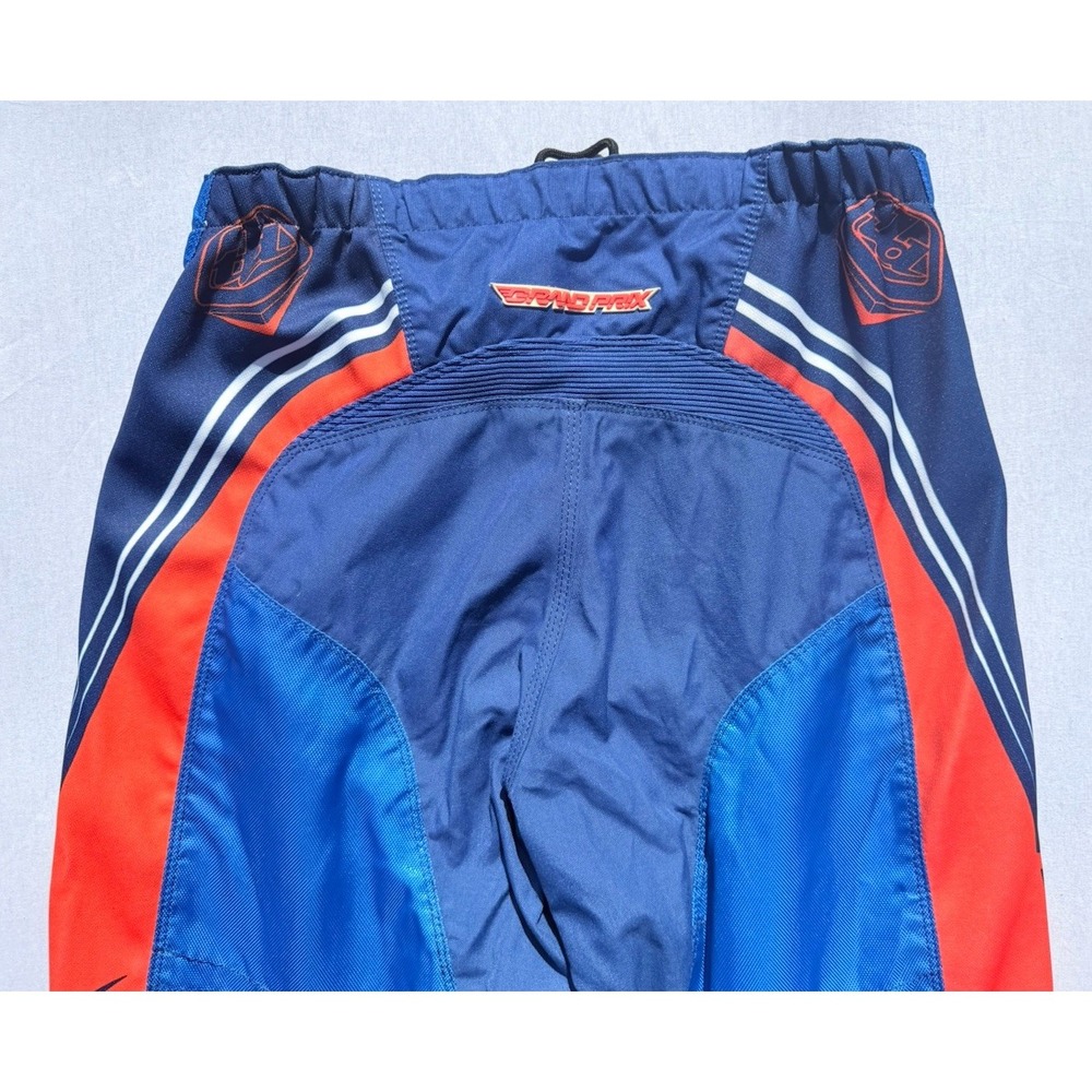 Troy Lee Design Motocross Pants Mens Size 36 Blue/Black/Red ATV Dirtbike Y2K 90s - Picture 8 of 14